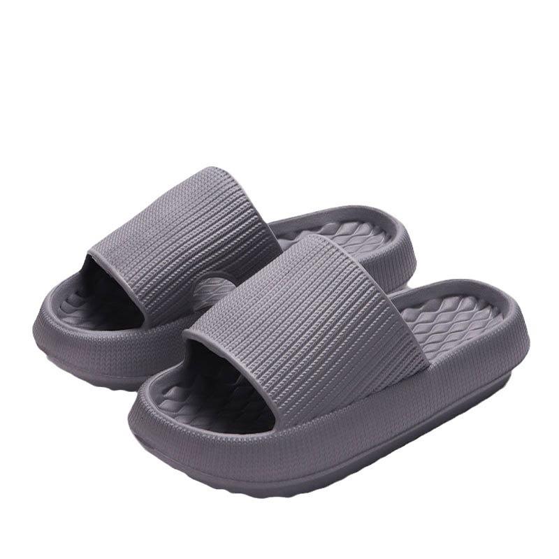 Pantofole EVA sensazione di calpestare merda domestiche da donna estive fondo spesso casa bagno uomo coppia casa pantofole fresche uomo