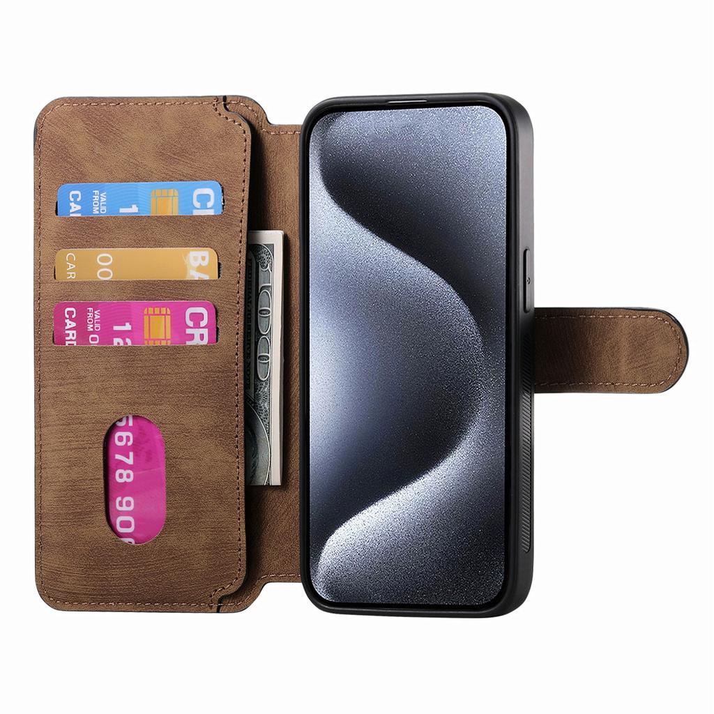 CASENEO MW-03 For iPhone 13 Pro Max Case with Detachable Wallet Leather+TPU Phone Cover