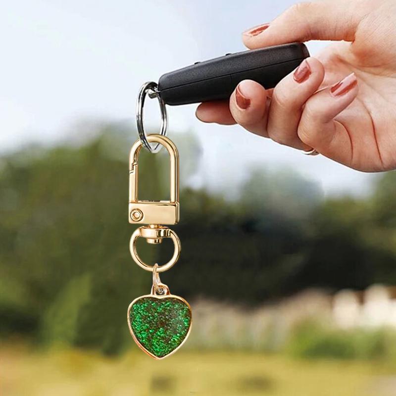 1PC Alloy Rust-Resistant Enamel Secure-Holding Gift Bag-Charm Heart Daily-Use- Charm Lightweight Keychain Durable
