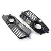 28GC 2Pcs Automobile Front Bumper Grill Fog Light Grille Cover for Q5 Sport 13-16