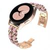 22mm 20mm Leather+Metal Strap for Samsung Galaxy Watch 7 6 5 4 40mm 44mm Replaceable Bracelet for Huawei Watch GT6/5/4 46mm Band