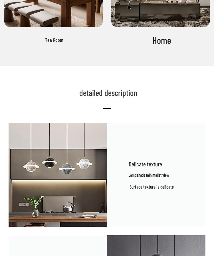 Modern Multicolor Resin Pendant Light for Living Room, Bedroom, or Cafe