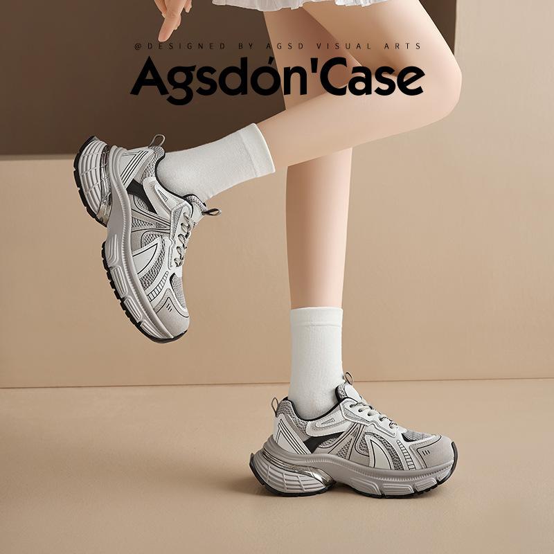 Augustine platform dad shoes women's 2025 new spring casual sports shoes outdoor light hiking hiking shoes