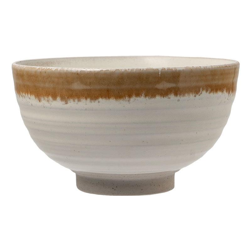 Creative Ceramic Splicing Bowl High Value Retro Fruit Bowl Home Daily Round Rice Bowl Breakfast Porridge Soup Bowl
