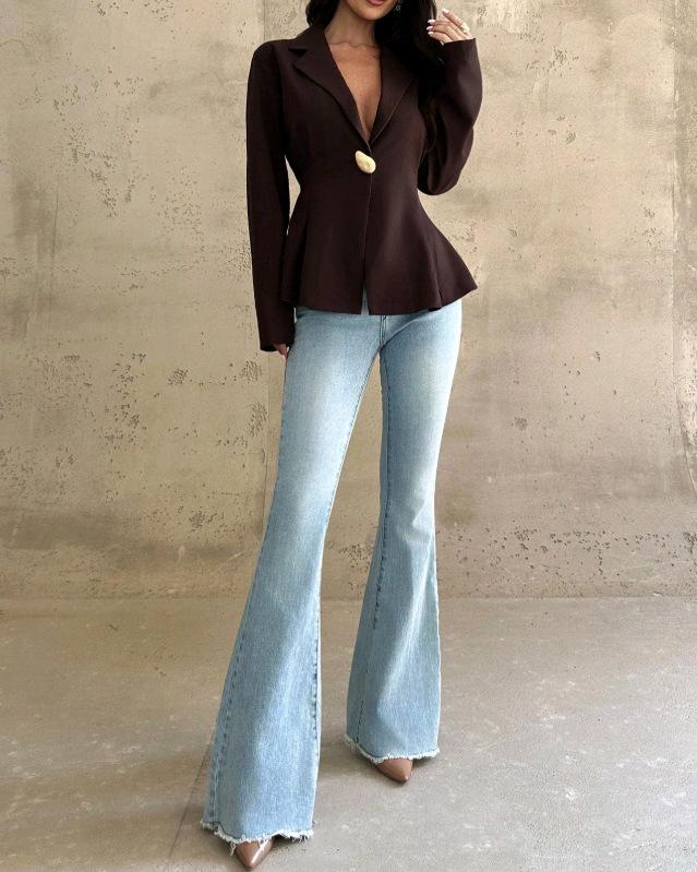 2026 New Style European and American Slim Fit Women's Suit Jacket - Fashionable Cardigan Top
