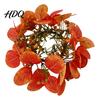 Reusable Floral Arrangement for Gift Box Artificial Fall Eucalyptus Garland Autumn Money Leaf Vine Faux Greenery Lifelike Plastic Plants Table
