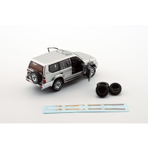 BM CREATIONS 1/64 Scale Toyota Land Cruiser Prado LC95 Silver (LHD) Finished Product