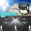 160 Led Solar Power Wall Light Pir Motion Sensor Security Outdoor Garden Wall Lamp