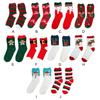 Winter Socks Christmas Stockings Floor Socks Polyester Fiber Socks For Women Girl Gift