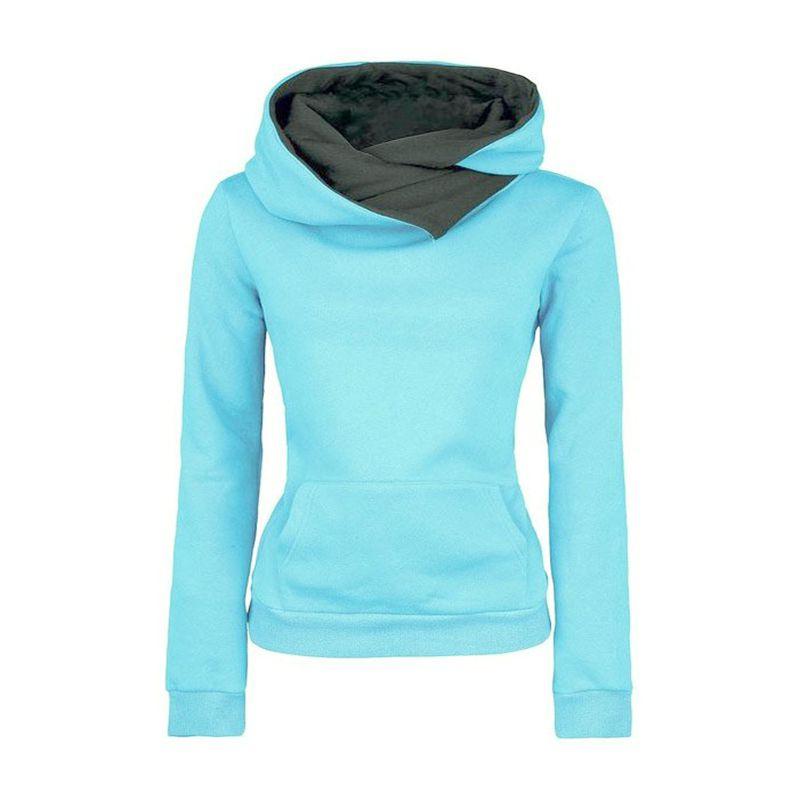 Stylish Women's Hooded Pullover Coat Tops Perfect For Autumn And Winter Seasons