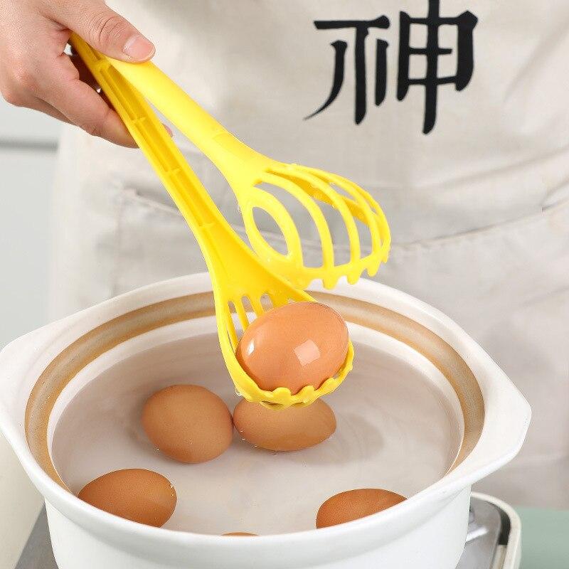 Multifunctional Beater Food Clip Creative Kitchen Baking Tool Manual Blender Grab Spoon Noodle Clip Strainer  Kitchen Utensils