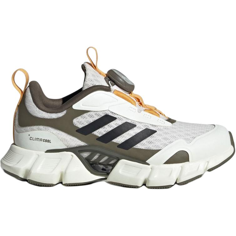 Adidas Climacool Ventania Synthetic Leather Fabric Trendy Comfortable Slip Resistant Durable Low Top Running Shoes Kids Running Shoes White JR3204