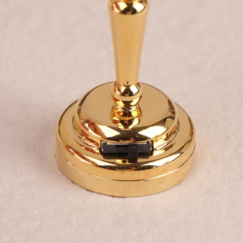 1/12 Dollhouse Miniature Floor Lamp Flower Shape Led Lamp Model Doll Home Lamp Furniture Decoration Toy Micro Scene Ornament
