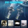 Car New 2pcs H4/H7 Led Headlight Bulb Kit Fog Light Bulbs High Low Beam 30000lm Super Bright 6500k White Led Lights for Vehicles