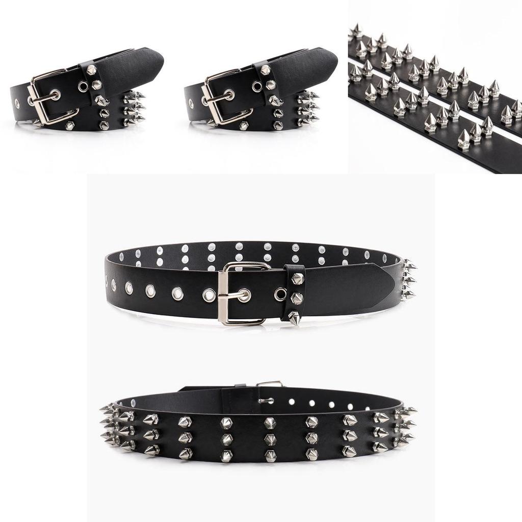 Fashion Solid Color Rivet Design Women Casual Belt For Casual Wear