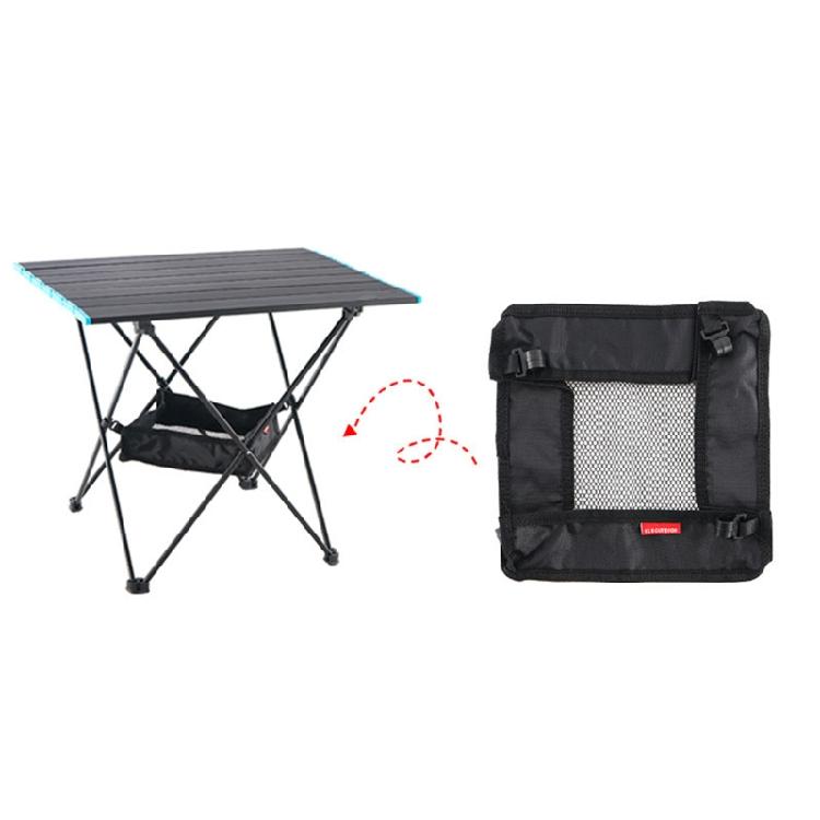 Folding Table Storage Pouch Bag Picnic Storage Basket Hanging Mesh Pouch Camping