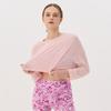 Huit Linen Slub Loose Fit Crop Long Sleeve Tee Htwtl4i03t