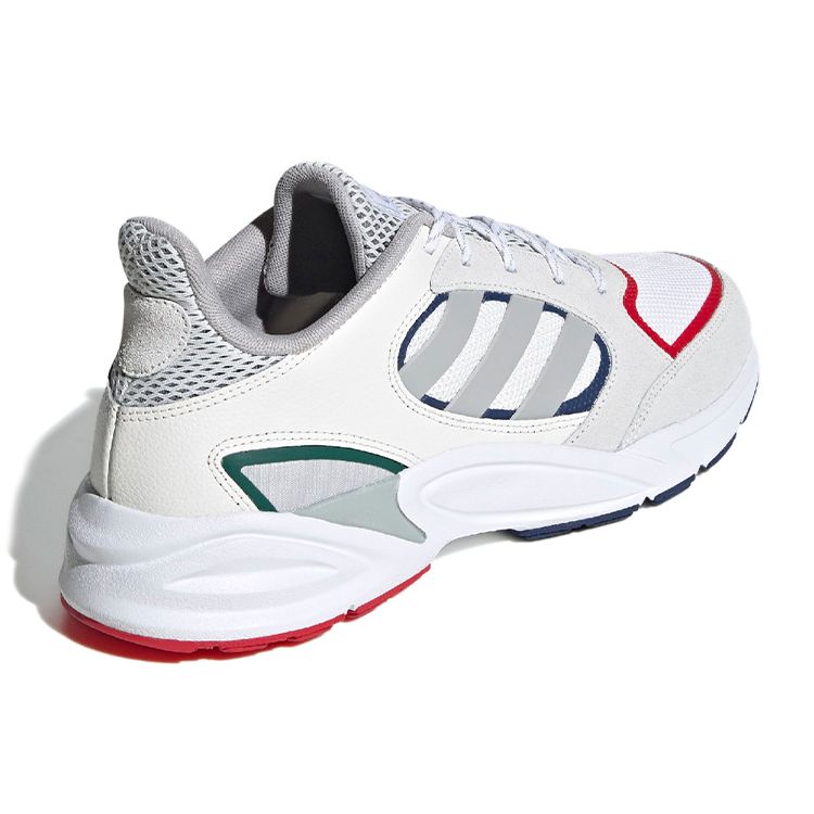Adidas Neo 90S Valasion Comfortable Fabric Slip-Resistant Wear-Resistant Low-Top Casual Running Shoes Men sneaker Gray Red EG8401
