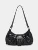 2026 spring hot selling Maillard style retro style small bag spicy girl Y2K wasteland style vintage leather shoulder armpit bag