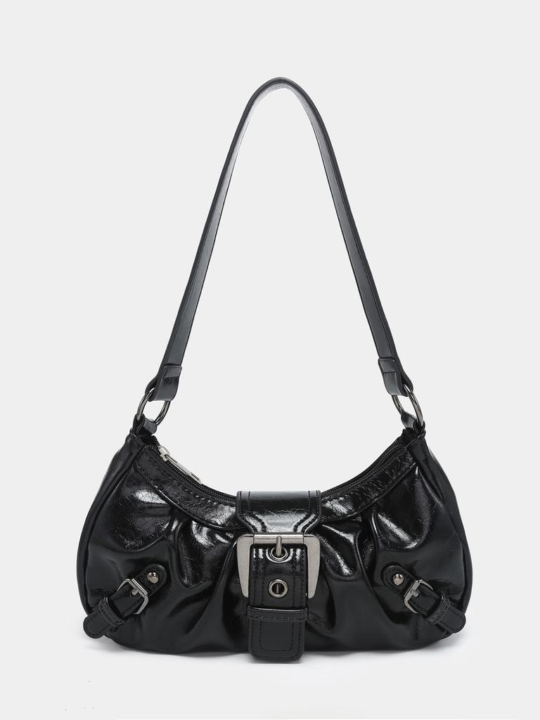 2026 spring hot selling Maillard style retro style small bag spicy girl Y2K wasteland style vintage leather shoulder armpit bag
