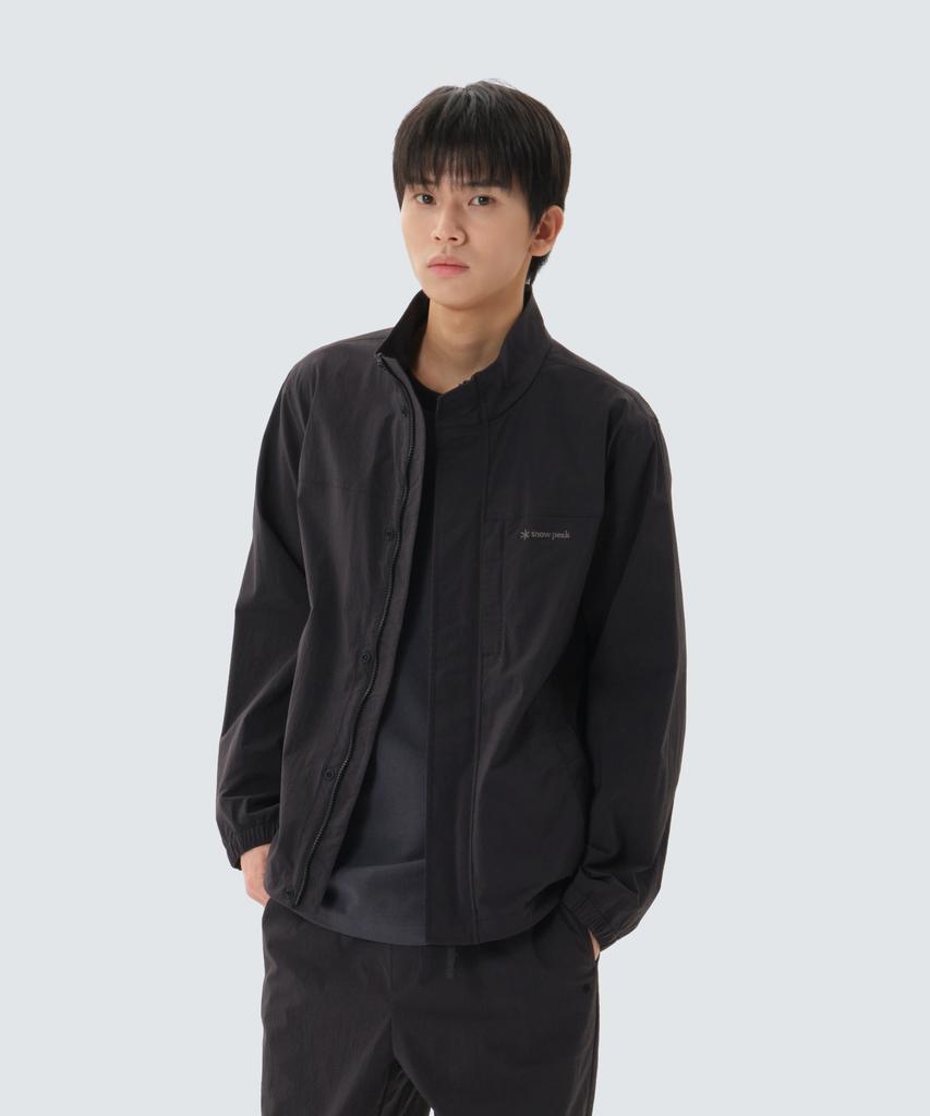 Snowpeak Apparel Root Stand Neck Windbreaker (S26Mmrwb64) Dark Charcoal