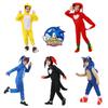 Blue Sonic Hedgehog Costume For Carnival Party Super Speed Kid's Cosplay Outfit