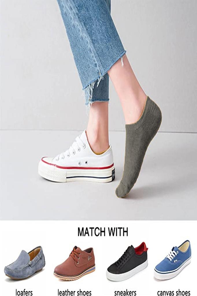 10 Stück nahtlose unsichtbare Bambus-Sneakersocken für Herren, weiche Qualität