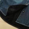 Women's Korean Style Plush Denim Shirt - Autumn/Winter Loose Layered Casual Thick Top