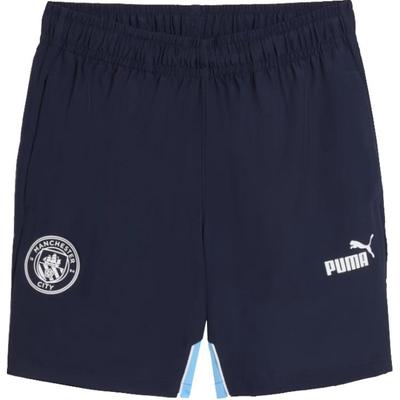 Logo Print Mid Waist Casual Shorts Men Shorts Blue 779150-73