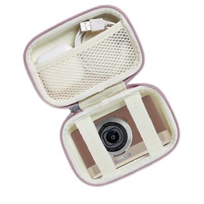 KODAK Pixpro C1 Digital Camera Storage Case, Stylish EVA Material, PU Leather, and Hard Case (Pink)