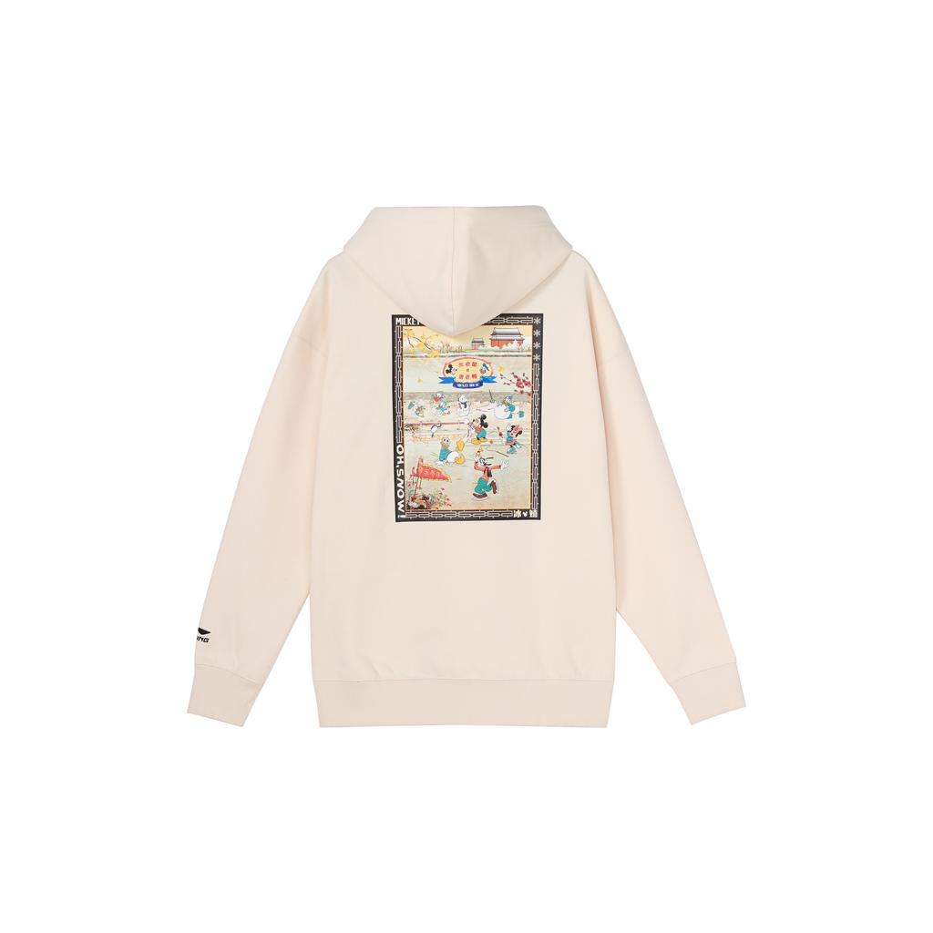 Li Ning Disney Sweatshirt Unisex Swan White AWDR687-6