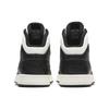 Anta Textile, Synthetic Leather Cushioning, Wear Resistant High top Skateboard Shoes Women's Black White Sneakers 922348087-4