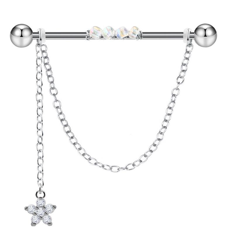 Gaibei European & American Cross-Border Ear Bridge & Bone Nail Chain Piercing