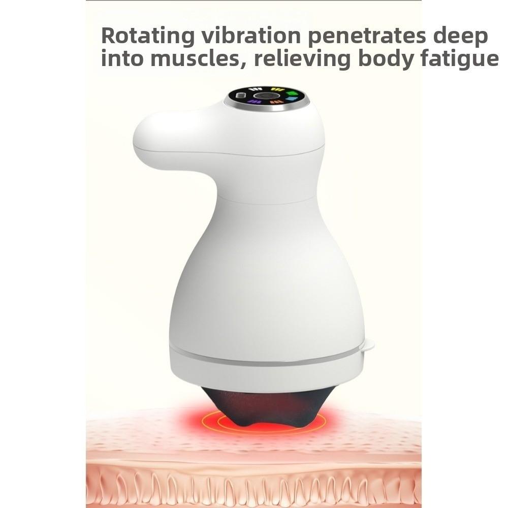 with 3 Interchangeable Heads Portable Electric Massager  for Abdomen, Legs, Arms