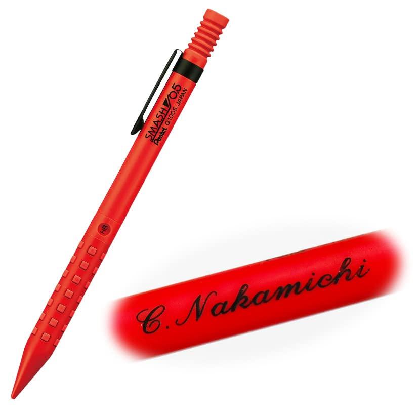 

Black Letter Pentel Mechanical Pencil Smash 0.5mm Red Q1005-B