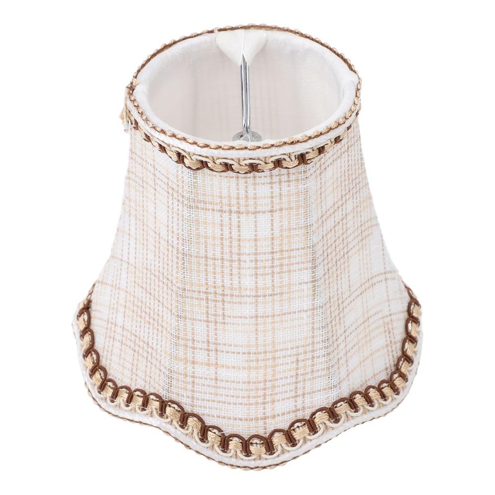 3PCS Clip On Design Lampshade Fabric Chandelier Lamp Shades Modern Small Lamp Shades  Indoor Lamp
