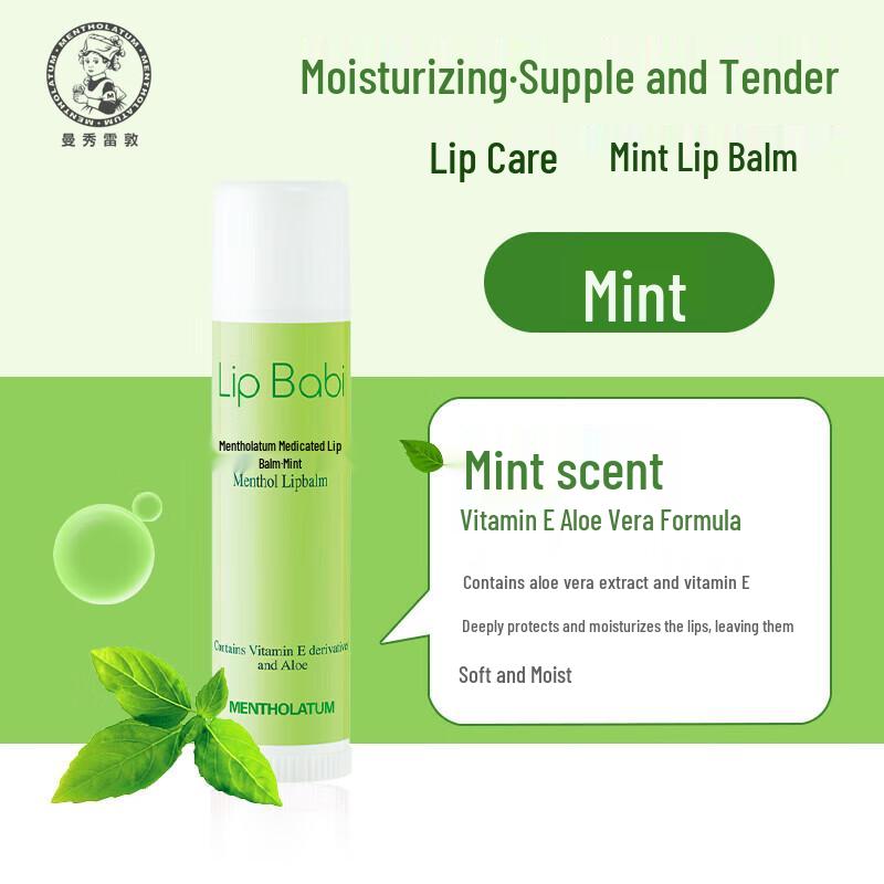 

Mentholatum Moisturizing Mint Lip Balm 4g