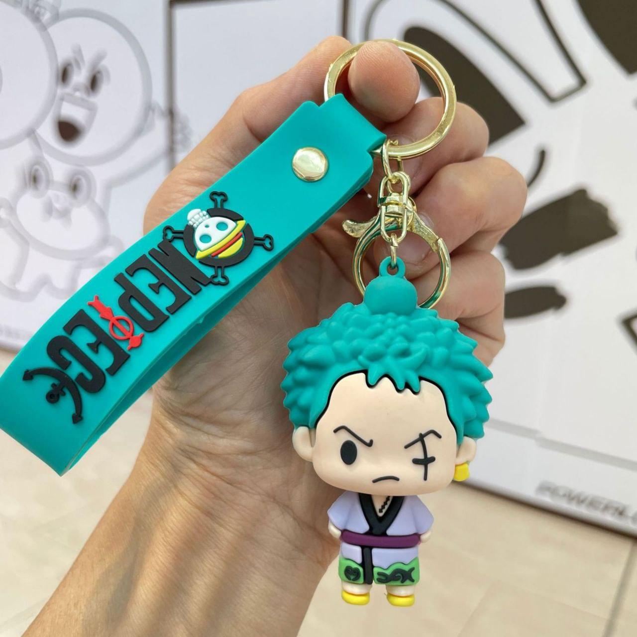 

Зорро брелок One piece Ван пис брелок на рюкзак, ключі милий брелок 7 зелений