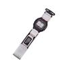 Hook And Fastener Nylon Watch Band With Reinforced Edges Comfortable Breathable Adjustable Length For Men Women Unisex