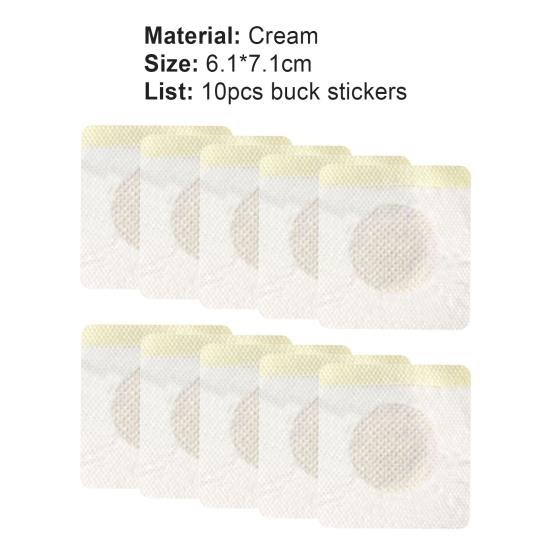 10Pcs Antihypertensive Health Sticker Easy to Use Portable Herbal Extracts Plant Essence Soothing Hypertension Care Health Patch for Personal Use