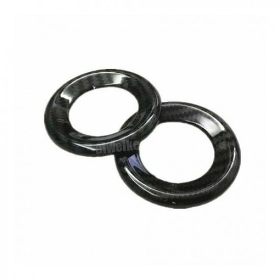 Carbon Fiber A Pillar Door Stereo Speaker Cover Trim For Honda Civic 2016 -