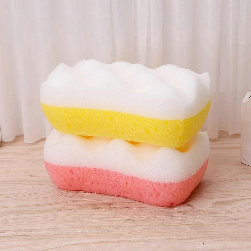 Bath Sponge Body Scrubber Shower Massage Brush Exfoliating Back Scrubber for Deep Cleansing Black