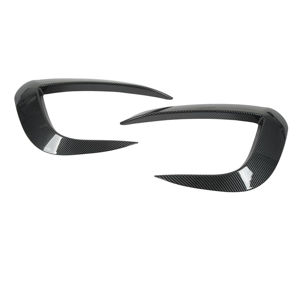 2 Pcs Front Fog Light Trim Cover Eyebrow Frame Bumper Spoiler Trim Replacement for 2020 to 2023
