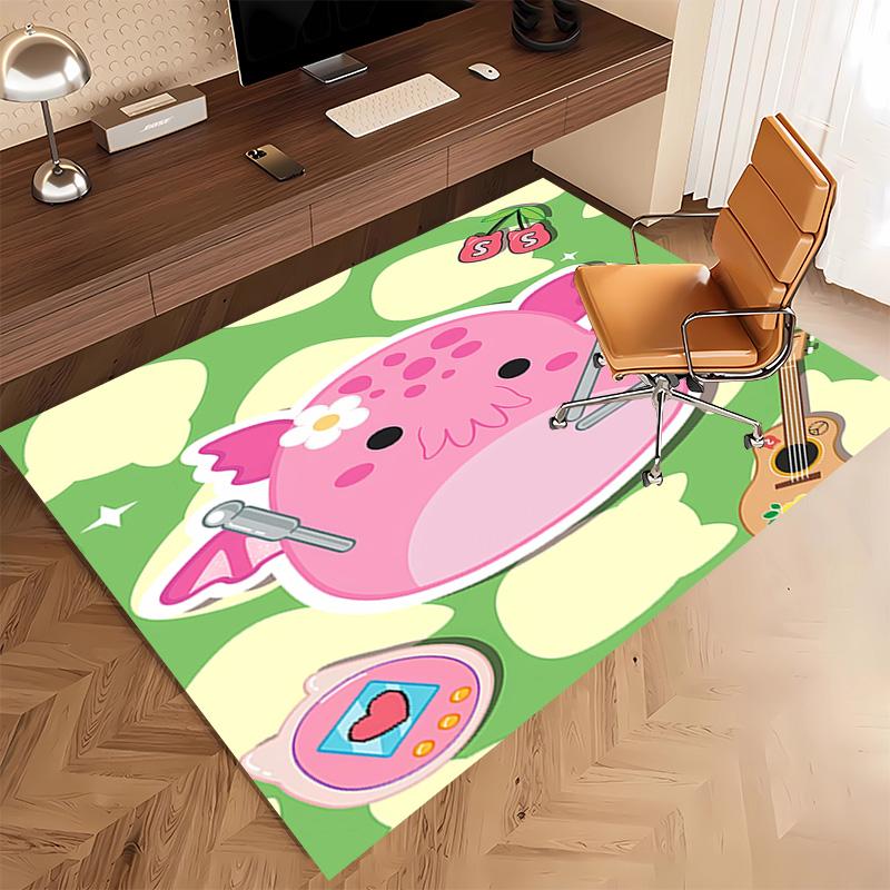 squishmallows Print Area Rug - Soft,Washable Non-Slip Indoor Mat,Living Room,Home Office Decorative Rug