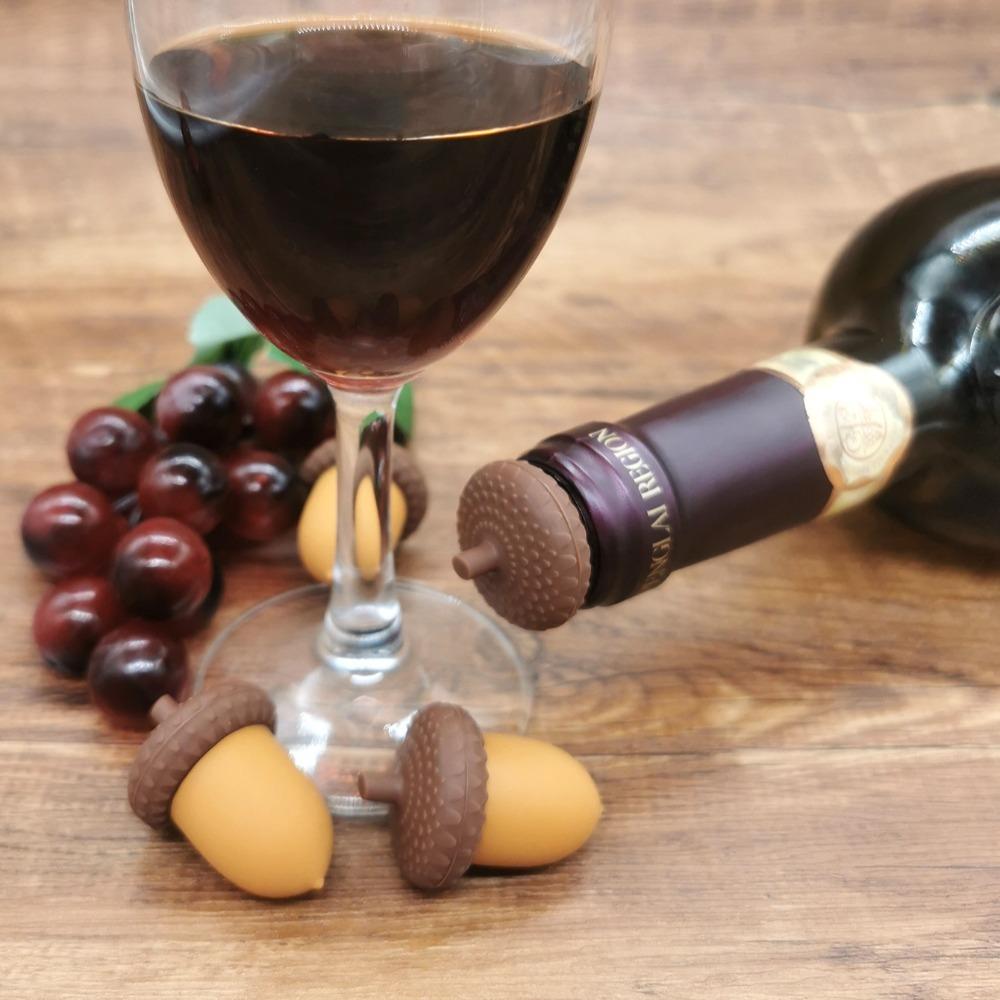 Acorn Wine Stopper Cap Leakproof Champagne Stopper New Wine Bottle Cork