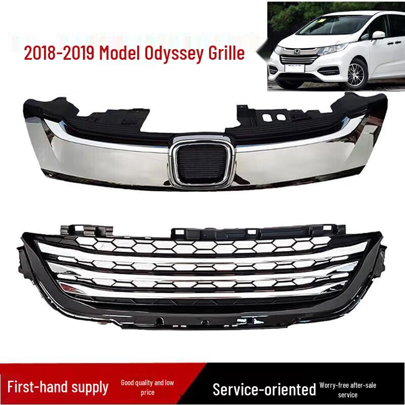 Compatible Front Grille Assembly with Ventilation for Honda Odyssey Models 2018-2023