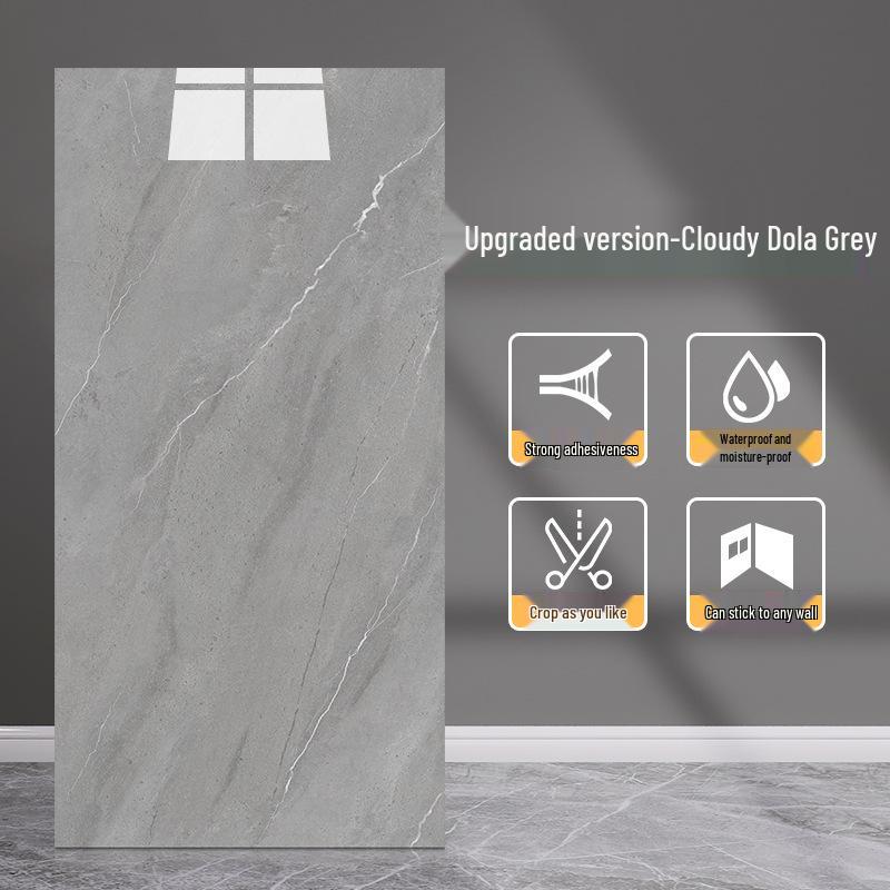 Self-Adhesive Waterproof Marble Tile Wallpaper Sticker