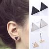 Boucles d'oreilles Punk simples en forme de Triangle pour femmes, bijoux de bal, cadeau pour dame