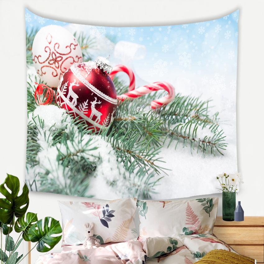 Lampă de podea Elk de Crăciun Tapiserie Festival de vacanță Dormitor Sufragerie Decorare de fundal Pânză suspendată