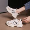 fashion 2024 New Breathable Mesh Flats Sneakers Fashion Outdoor Female Footwear Simple Round Toe Run Shoes